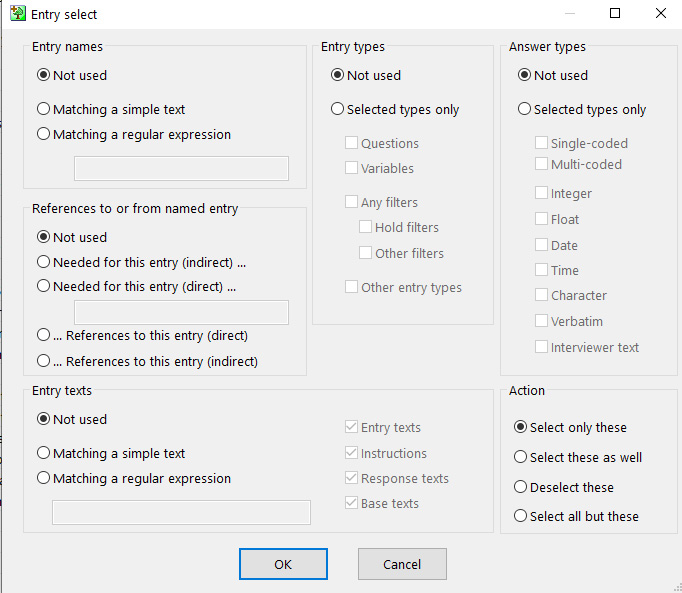 Companion Insert menu Companion