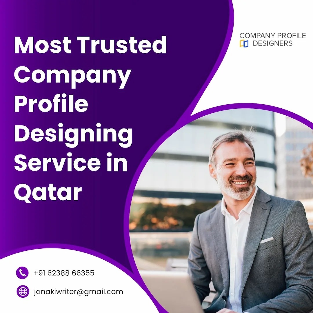 Expert Company profile design Qatar Services & Agency