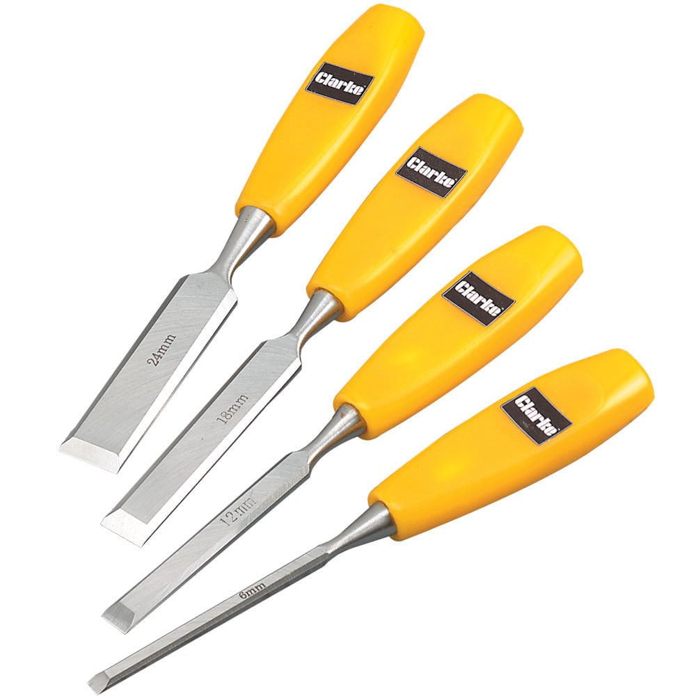 Clarke CHT347 4 Piece Wood Chisel Set Compare Power Tools