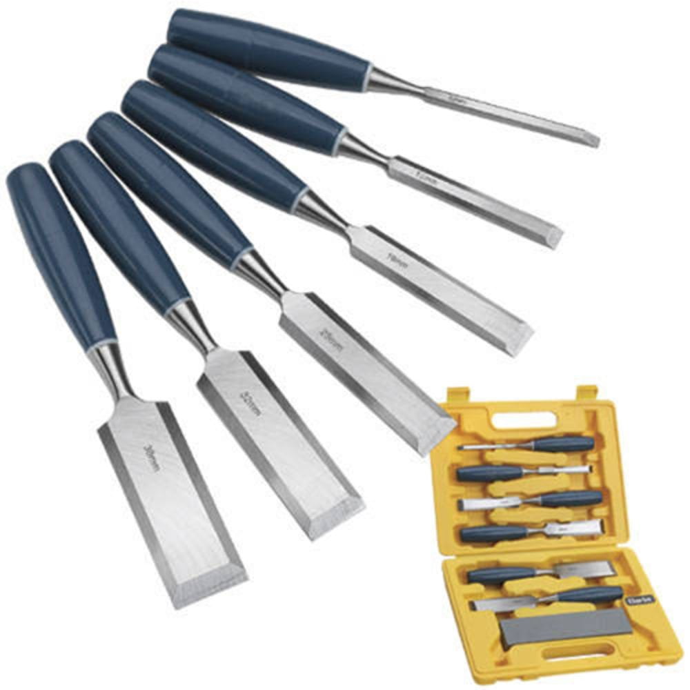 Clarke CHT484 Wood Chisel Set in handy carry case Compare Power Tools