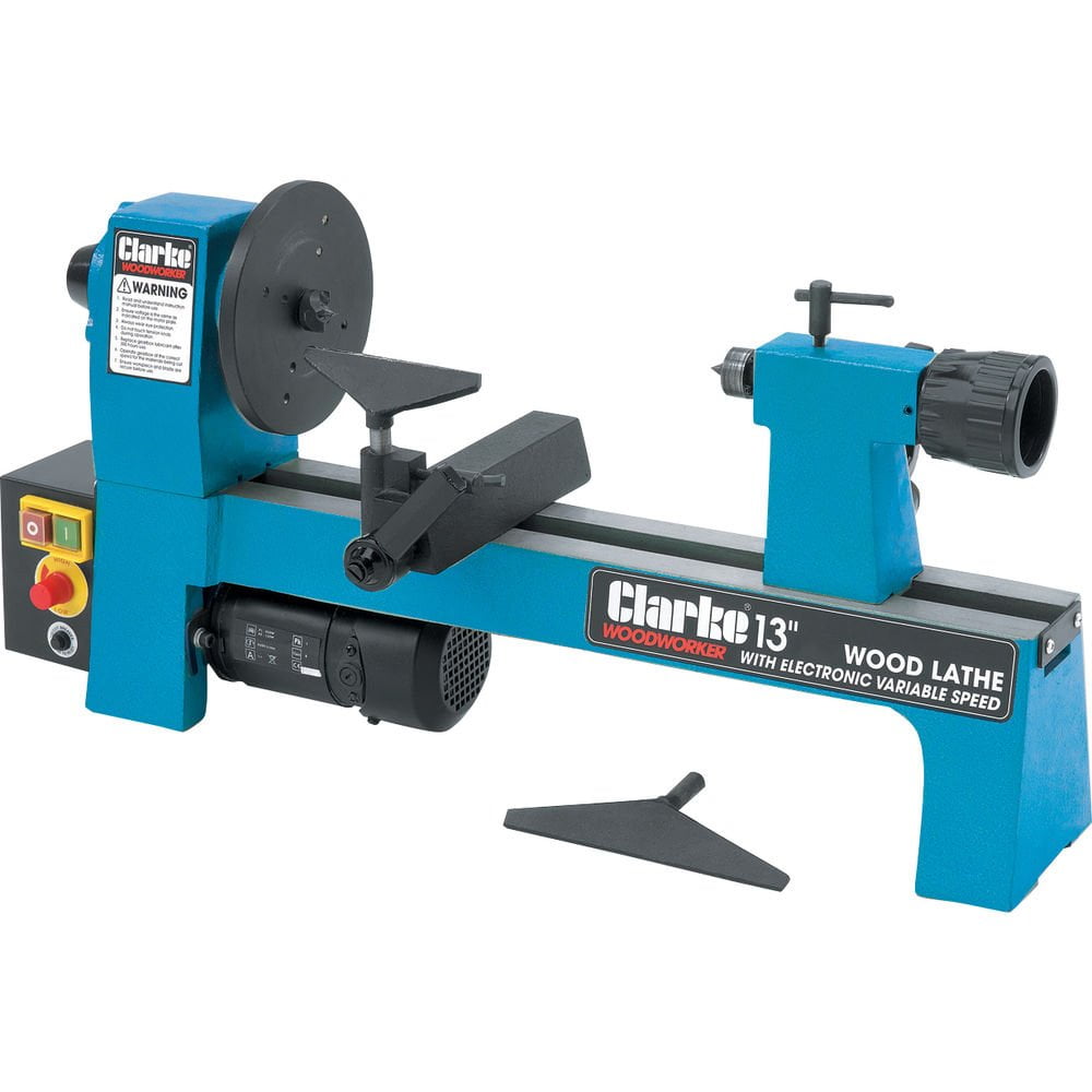 Clarke CWL325V 13" Wood Lathe with Electronic Variable Speed 230 volts