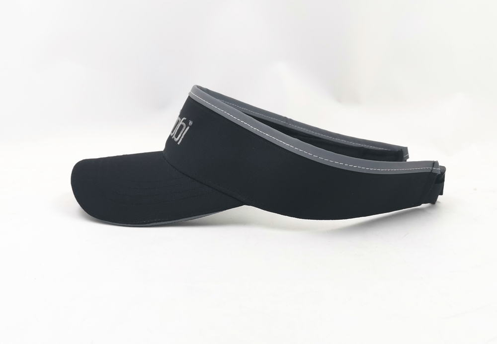 Sport visor caps quick drying reflective piping adjustable sun surfing cap