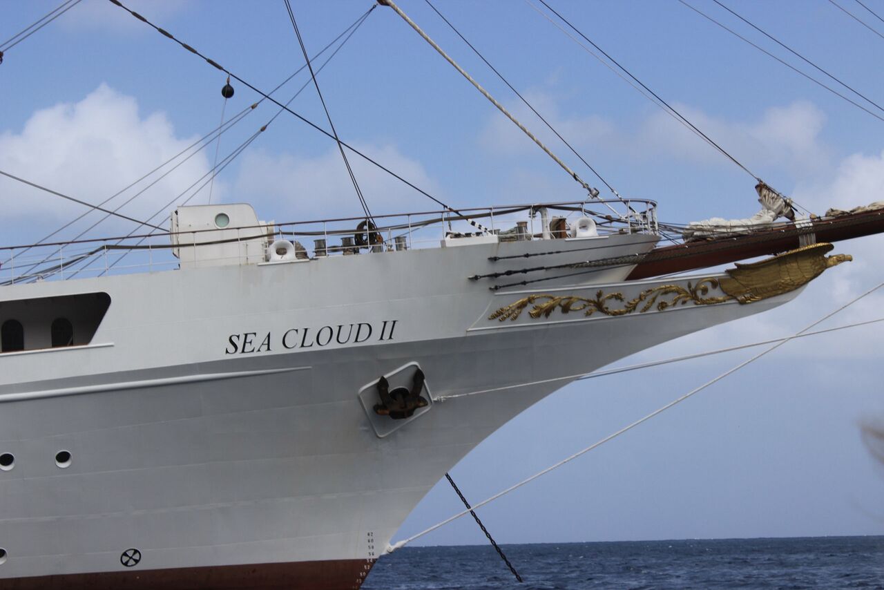 Sea Cloud II in the CaribbeanA Luxury Sail with Sea Cloud Cruises