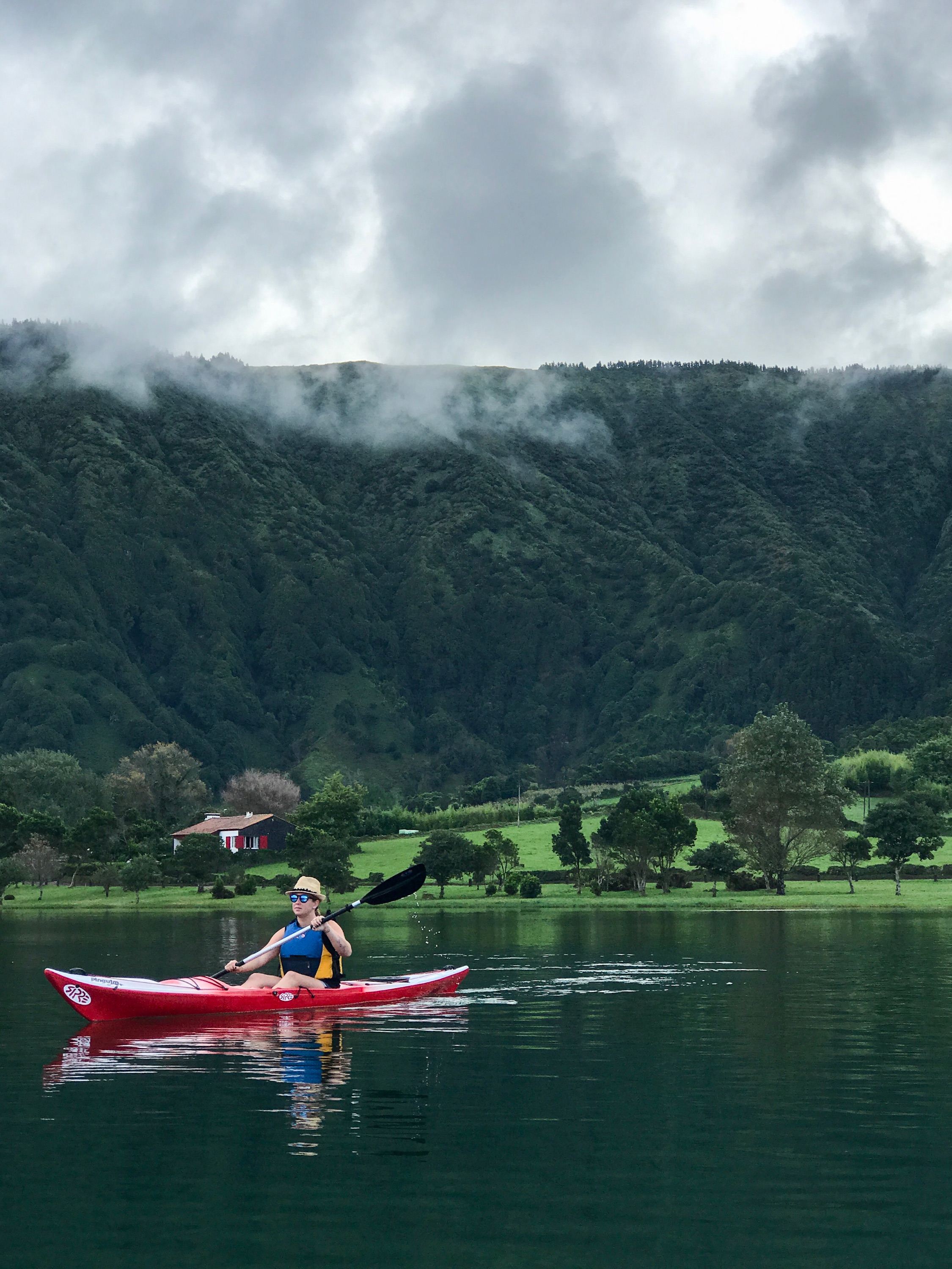 Kayaking Around the Green & Blue Lakes of Sete Cidades in the Azores