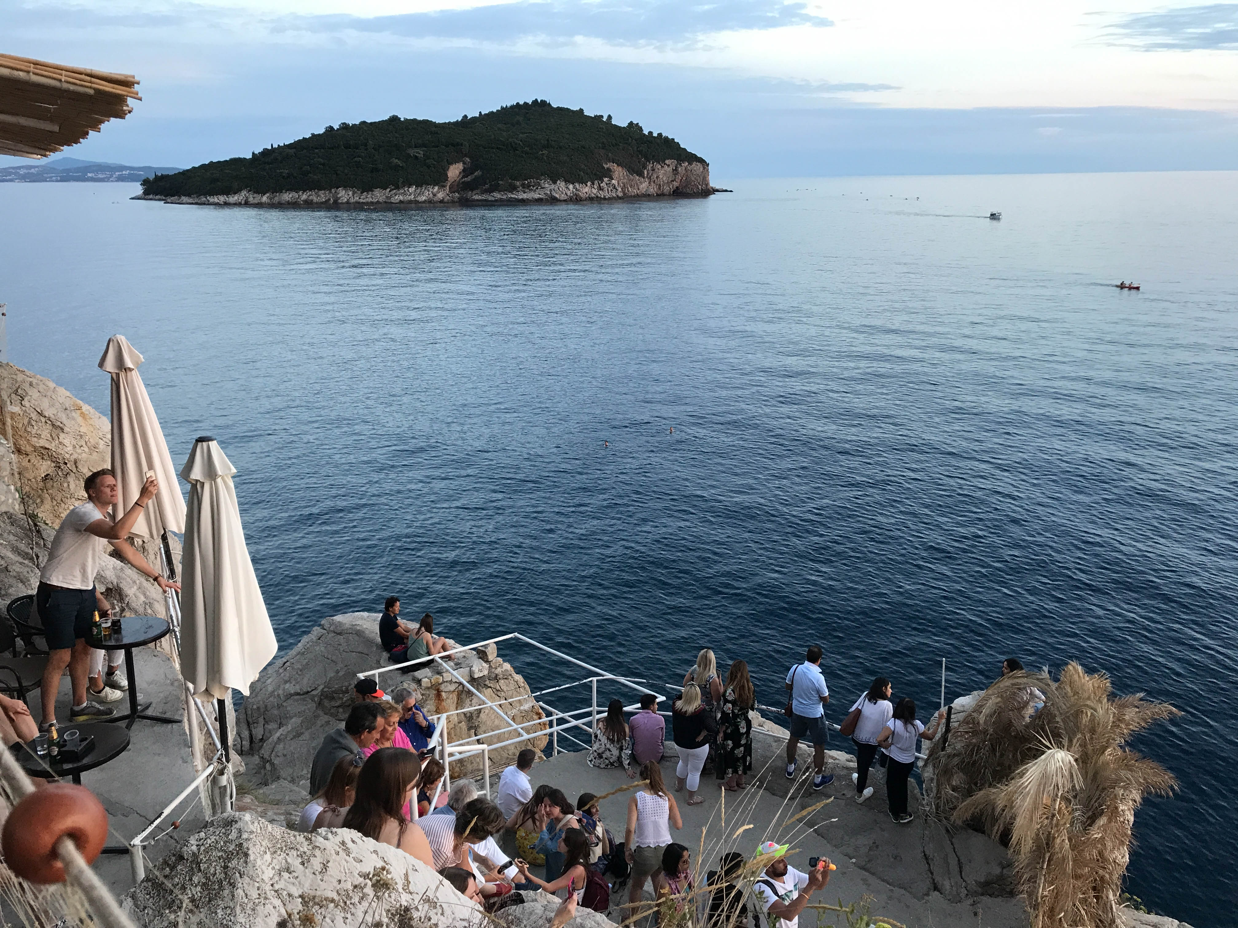 Dubrovnik's Famous Cliffside Bar Buza Bar Compass + Twine