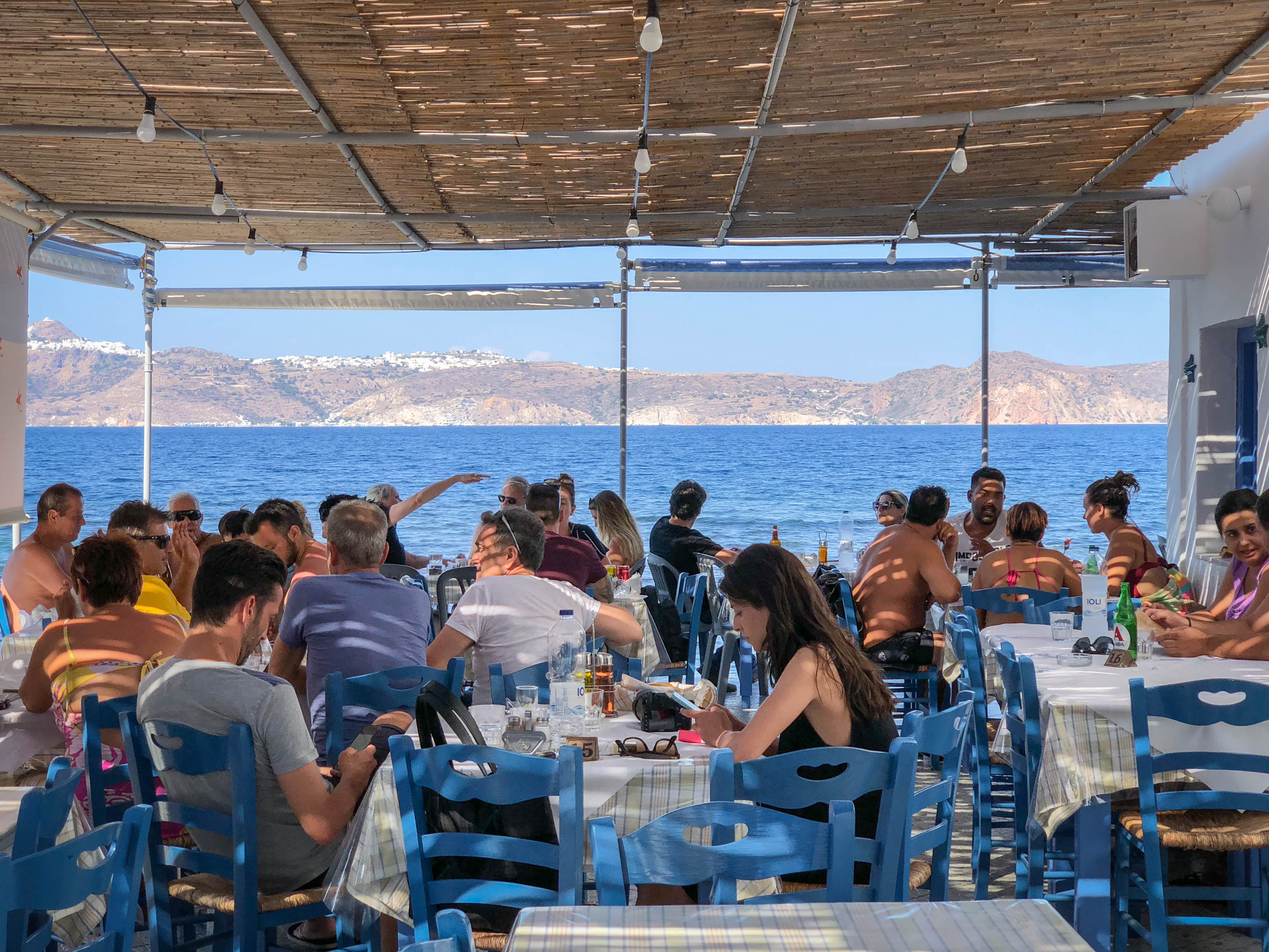 Embourios Taverna A local's favorite seaside restaurant in Milos