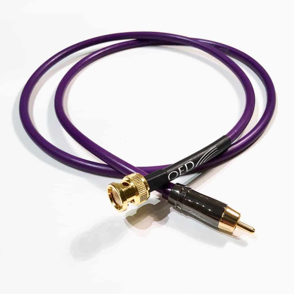 QED Performance DIGITAL Audio 75Ω Coaxial Custom BNC RCA Cable