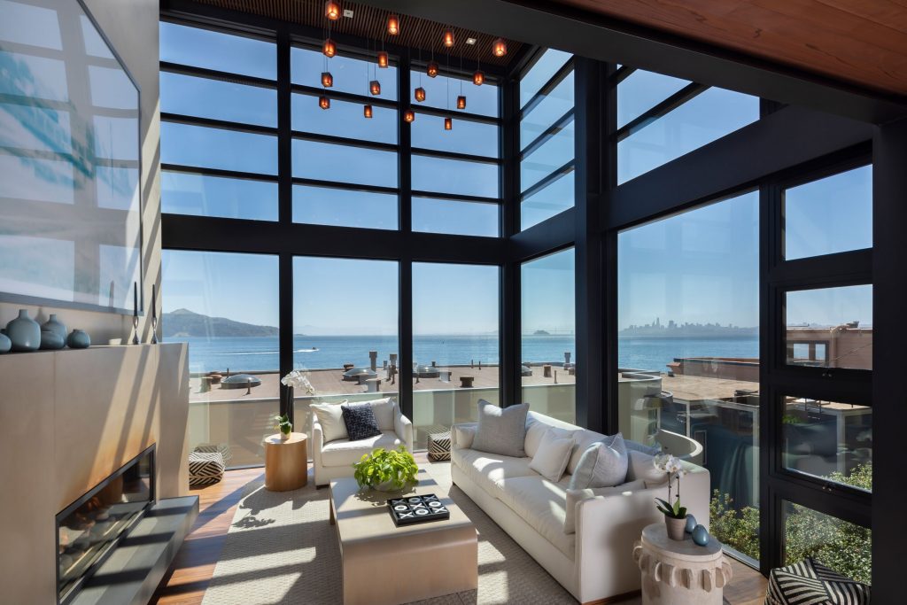 Sausalito architectural gem wrapped in sweeping Bay views California