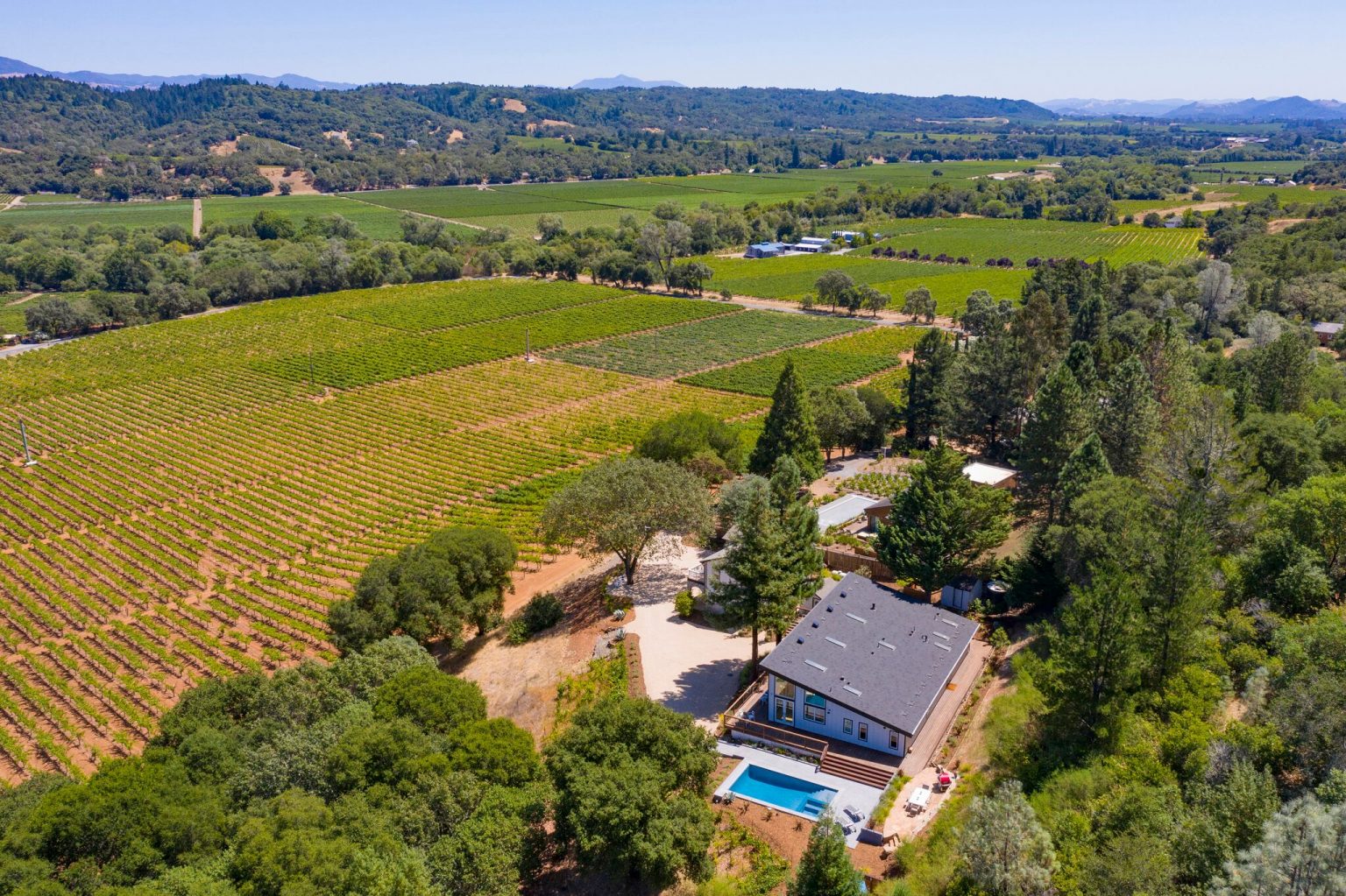 Panoramic new view estate brings Wine Country in California Real