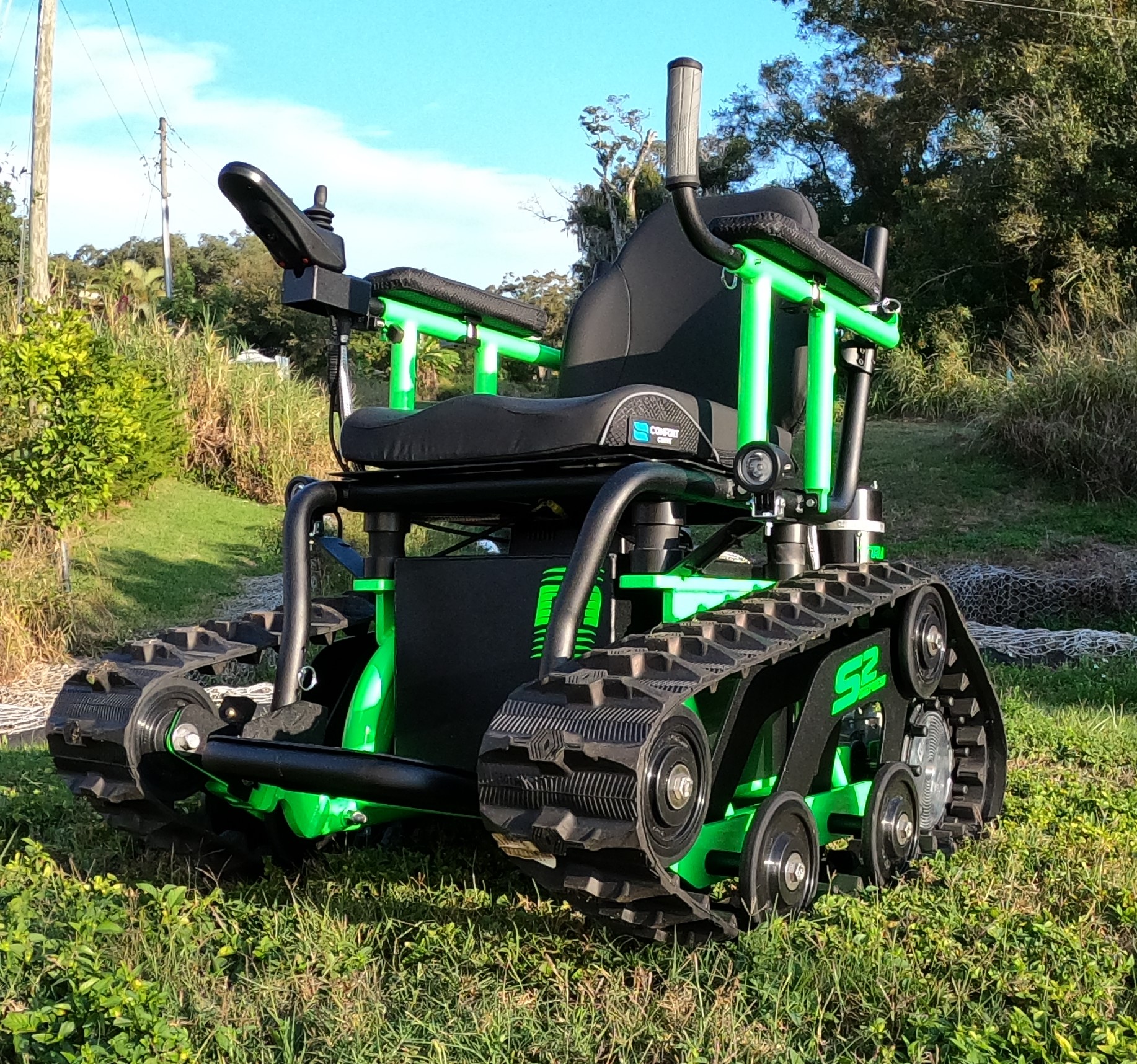 TrackMaster Series 2 Model Wide Tracked Wheelchair Compassion