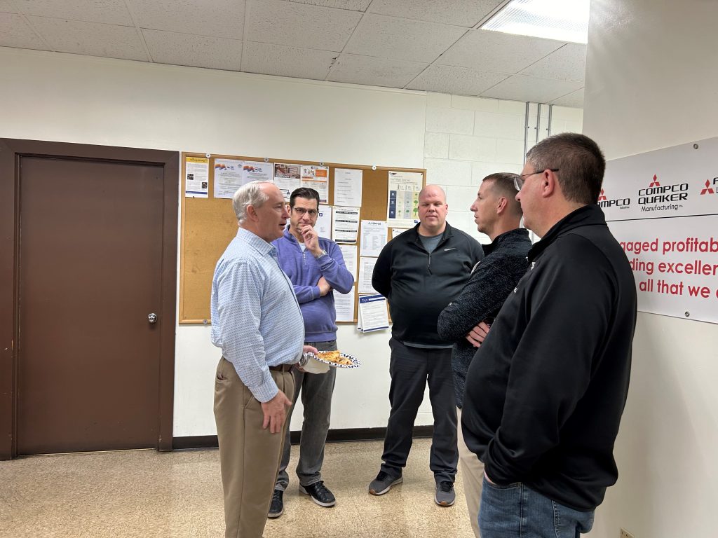 Ohio Auditor Keith Faber Visits Compco Compco