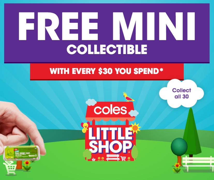 Coles Little Shop Mini Collectible Promotion Find a bonus Mini Red