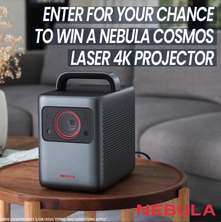 JB HiFi Competition Win a Nebula Cosmos Laser 4K Projector