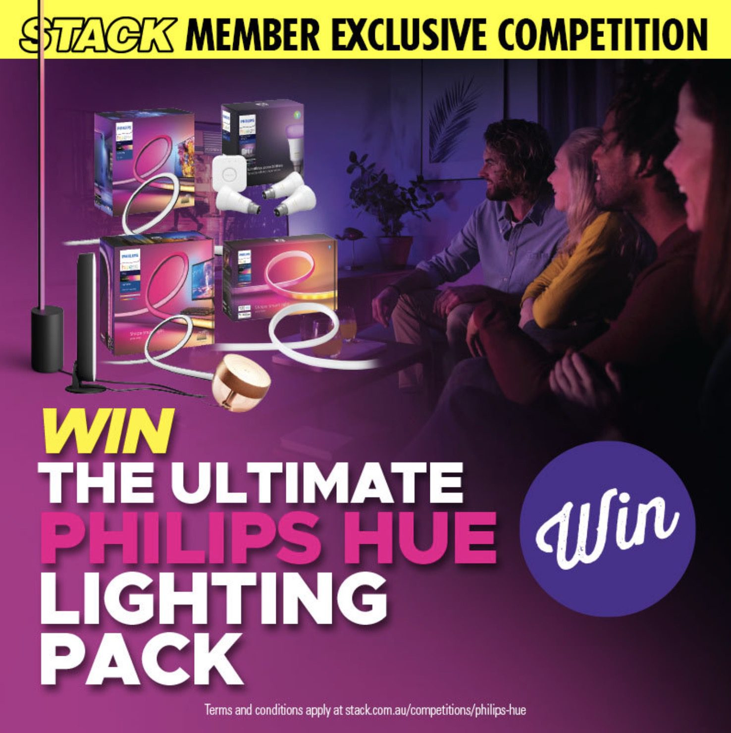 Stack Competition Win the ultimate Philips Hue lighting pack