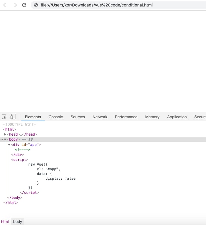 Vuejs vif, vElse conditional directives with Examples CompileTab