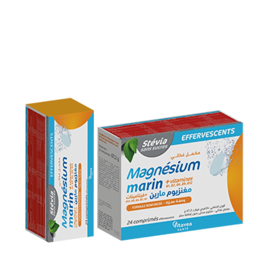 Magnésium + vitamines B1, B2, B6