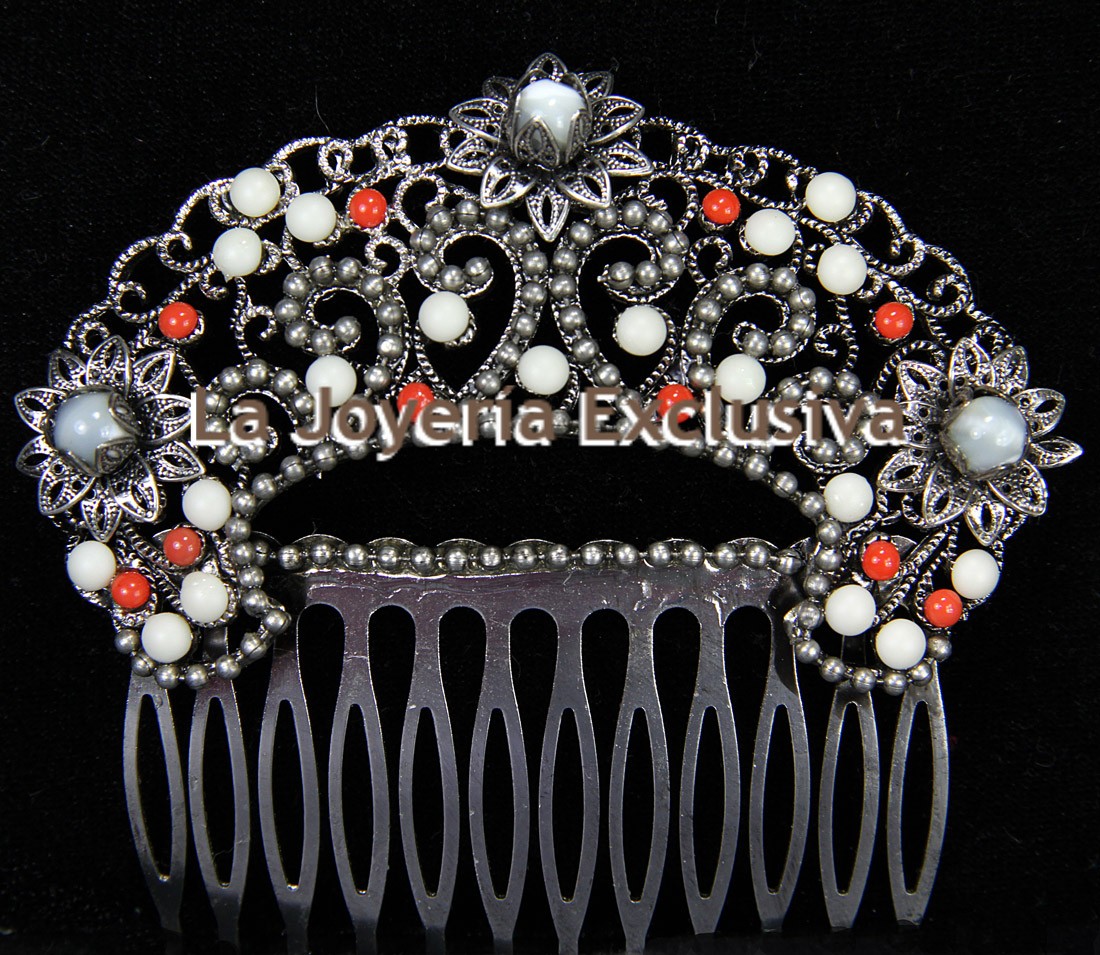 Peinas de novia Árabe Complementos de novia de nacar