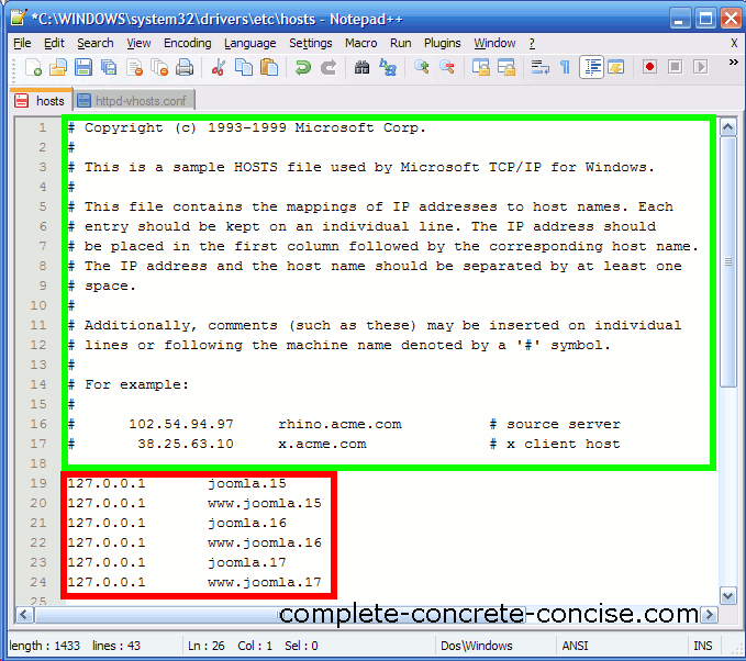 How to Change 'localhost' to a Domain Name Complete, Concrete, Concise