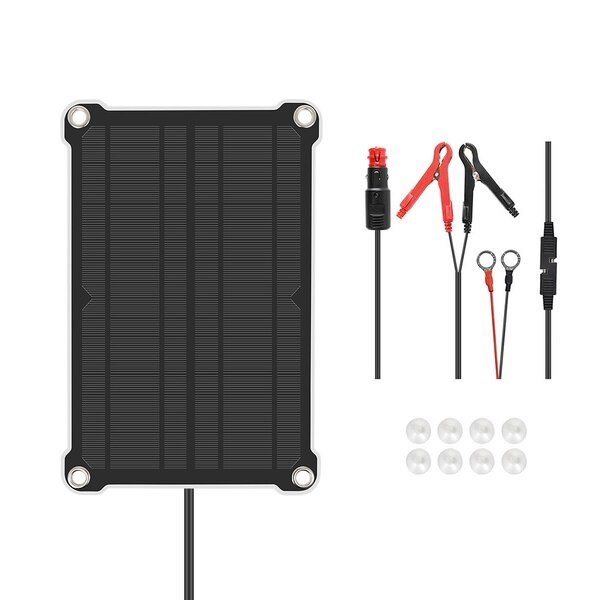 8W Solar Battery Trickle Charger Maintainer – CompleteSolar