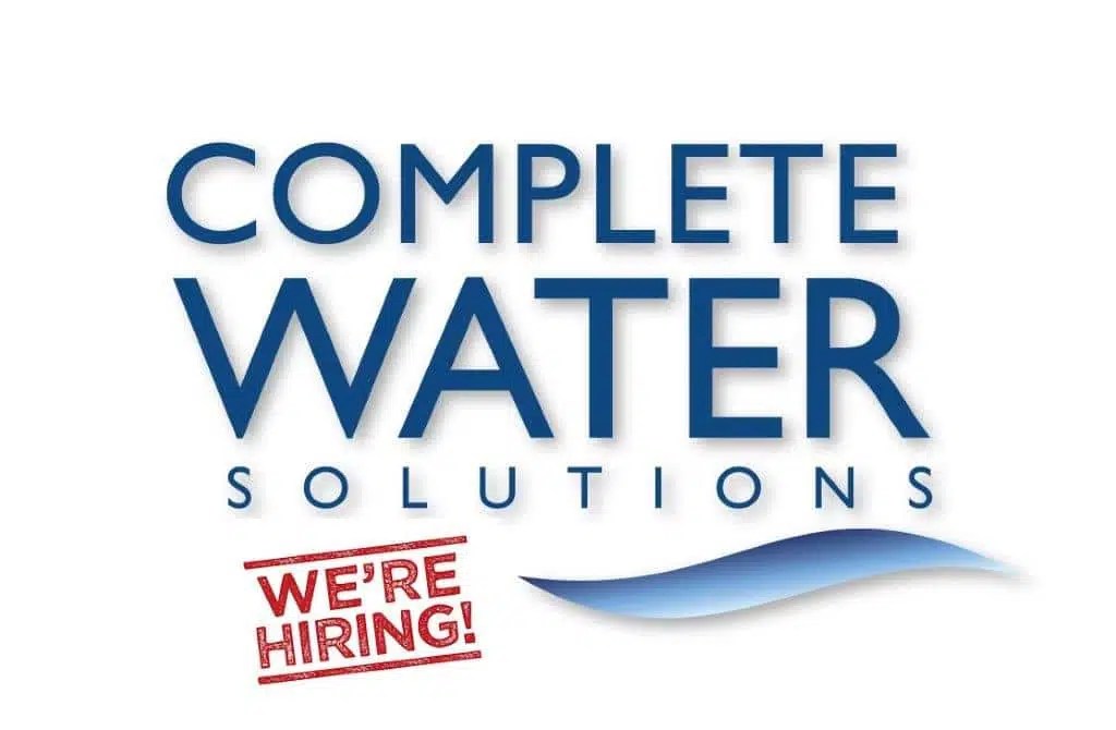 We're Hiring Water Treatment Technicians! CWS