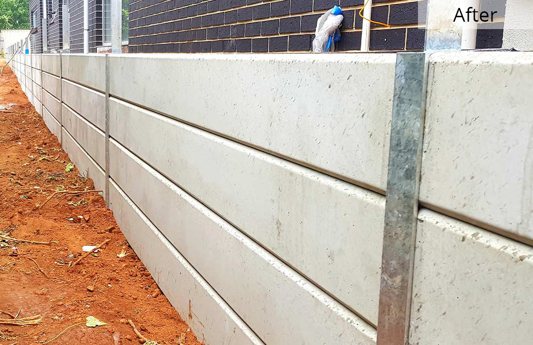 Retaining Walls BHP Steel Complete Fencing Solutions