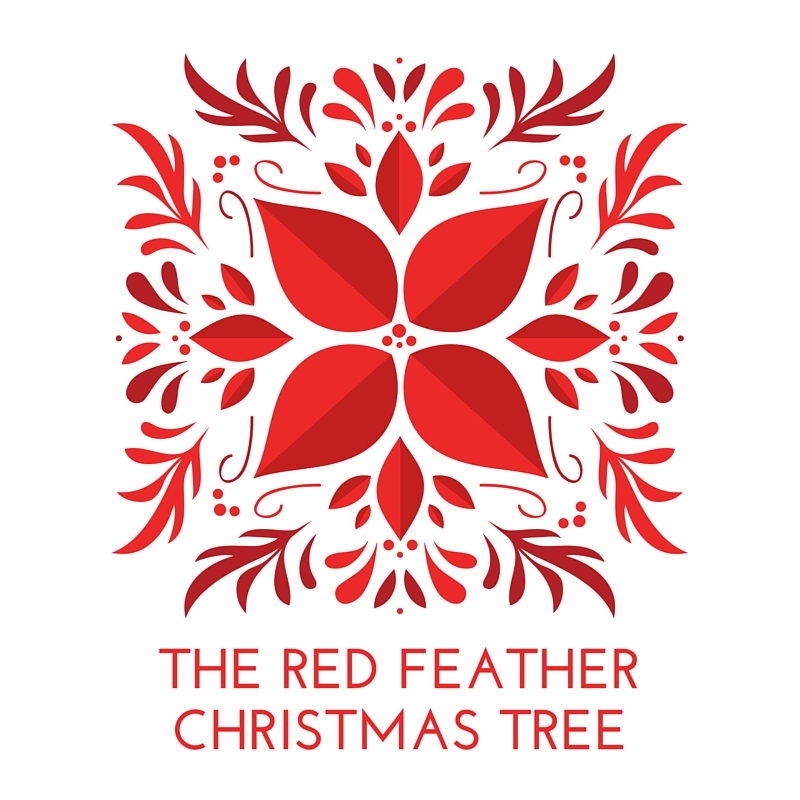 The Red Feather Christmas Tree The Complete Flake