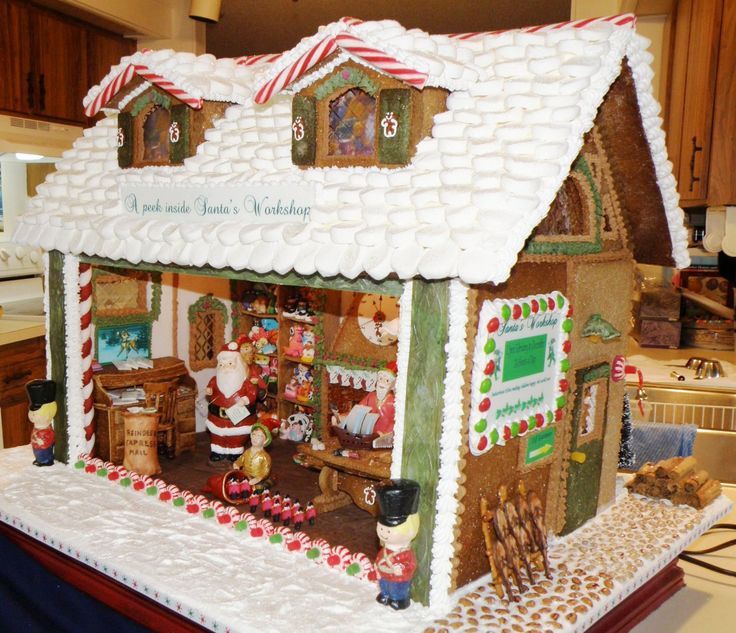 Santa’s Workshop Gingerbread House
