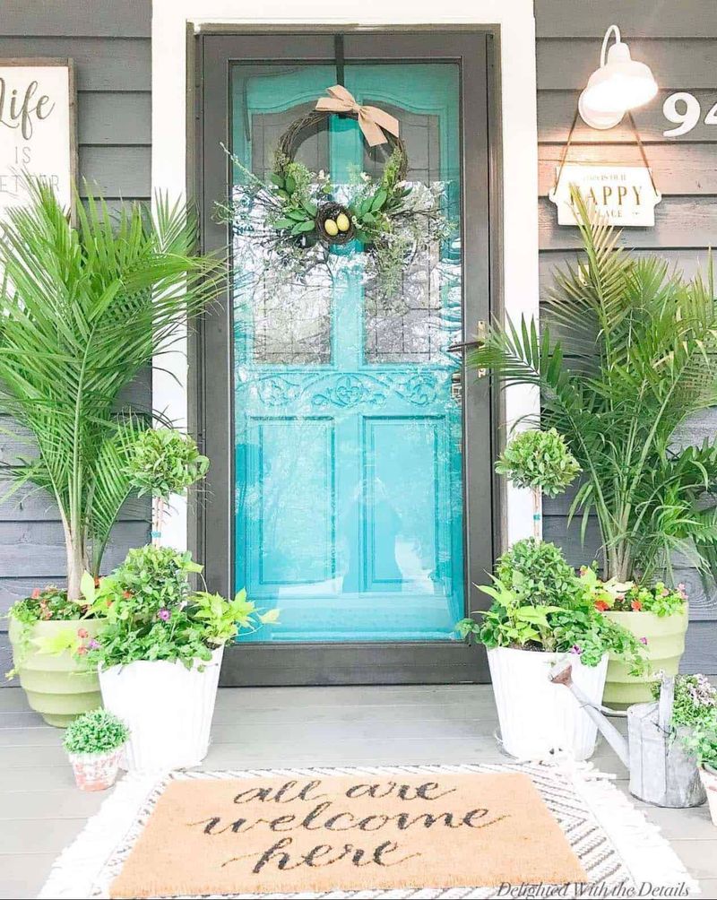 Use a Bold Welcome Mat