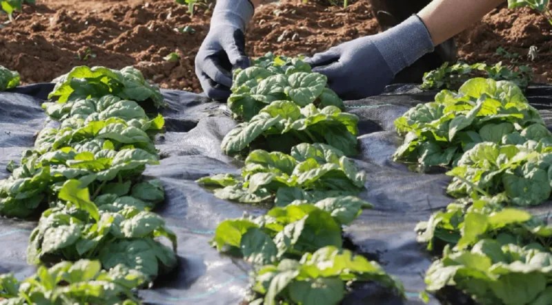 Traps Heat in the Soil