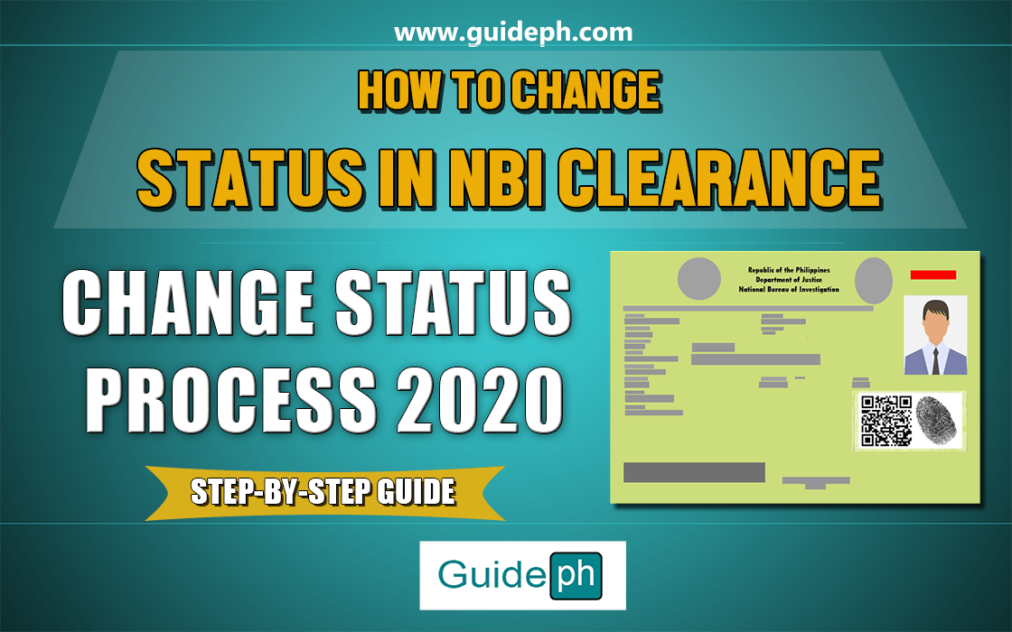 NBI CLEARANCE CHANGE STATUS PROCESS COMPLETE GUIDE PH