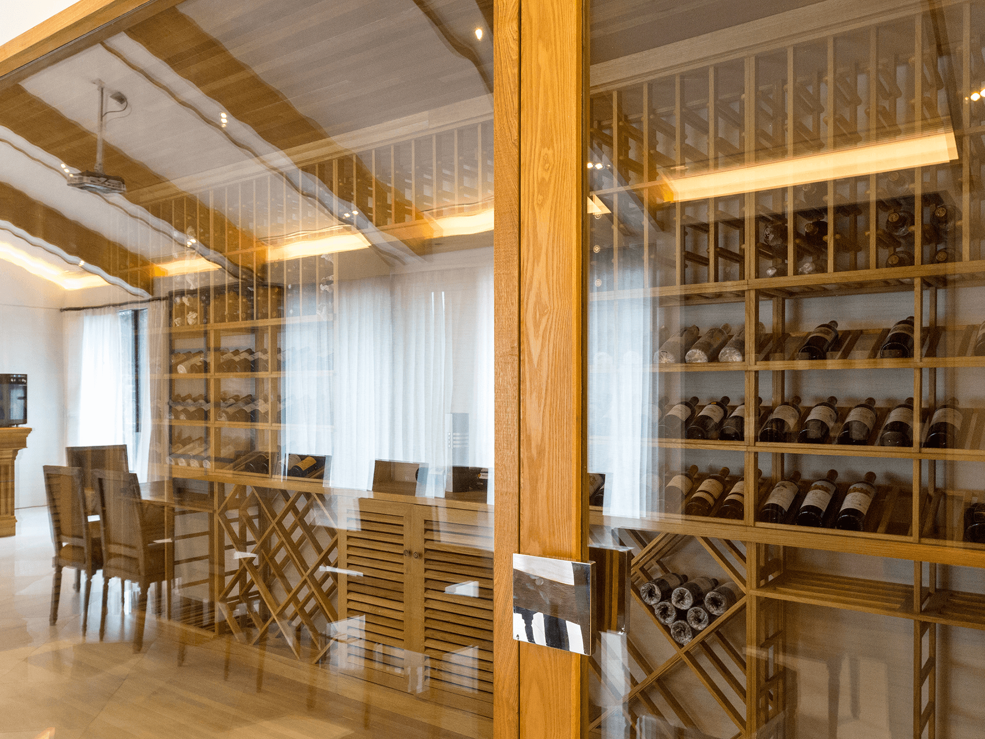A Touch of Glass Your Guide to a Custom Glass Wine Cellar