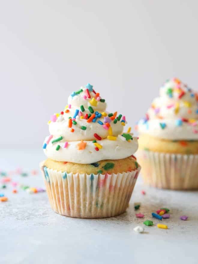 Funfetti Cupcakes For Two Completely Delicious