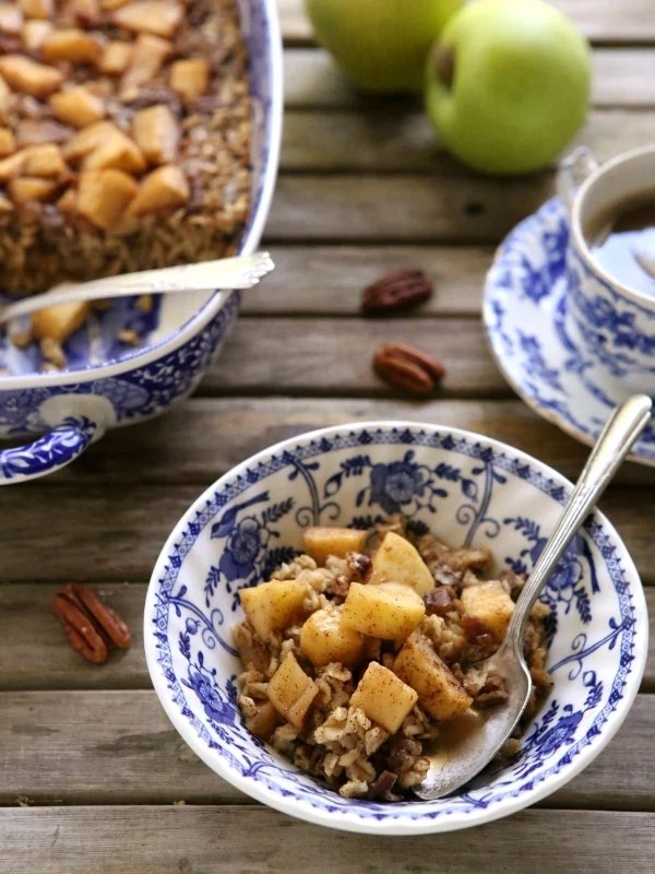 Apple Cinnamon Pecan Baked Oatmeal Completely Delicious
