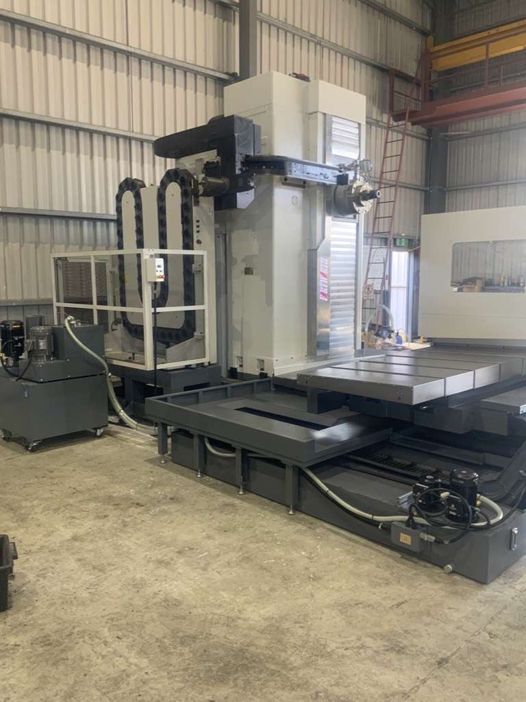 Fortworth horizontal borer installation complete machine tools Band