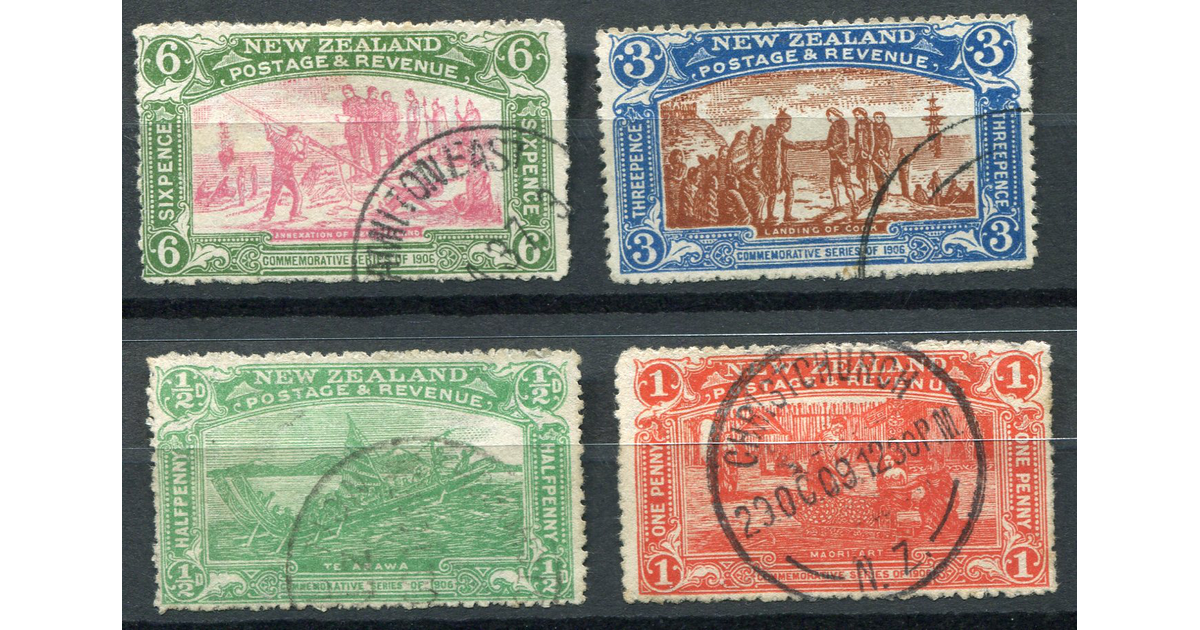Price Archive / 1906 Christchurch Exhibition Stamps The Complete Stamp Company