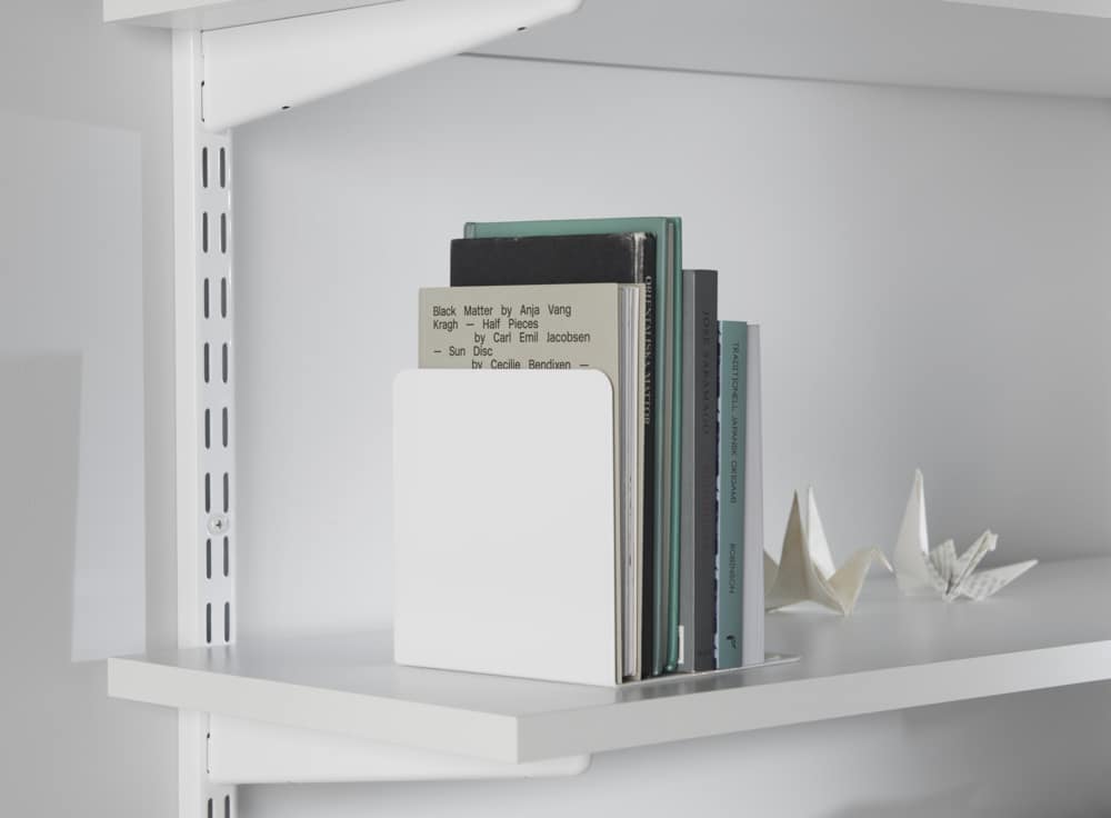 Elfa LShaped Book Support Complete Storage Solutions