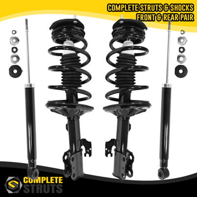 Front Quick Complete Struts & Rear Shock Absorbers 20112017 Toyota