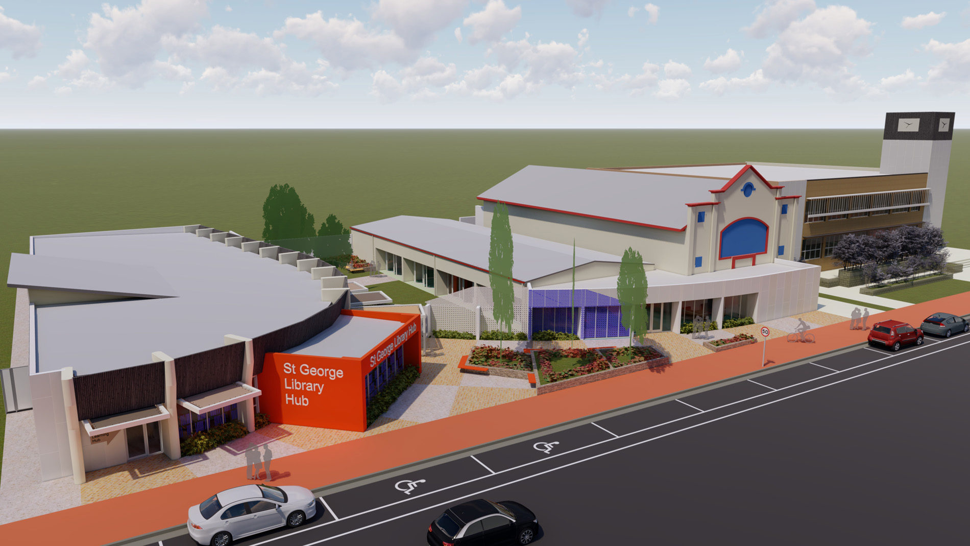 St Library and Community Hub Complete Urban