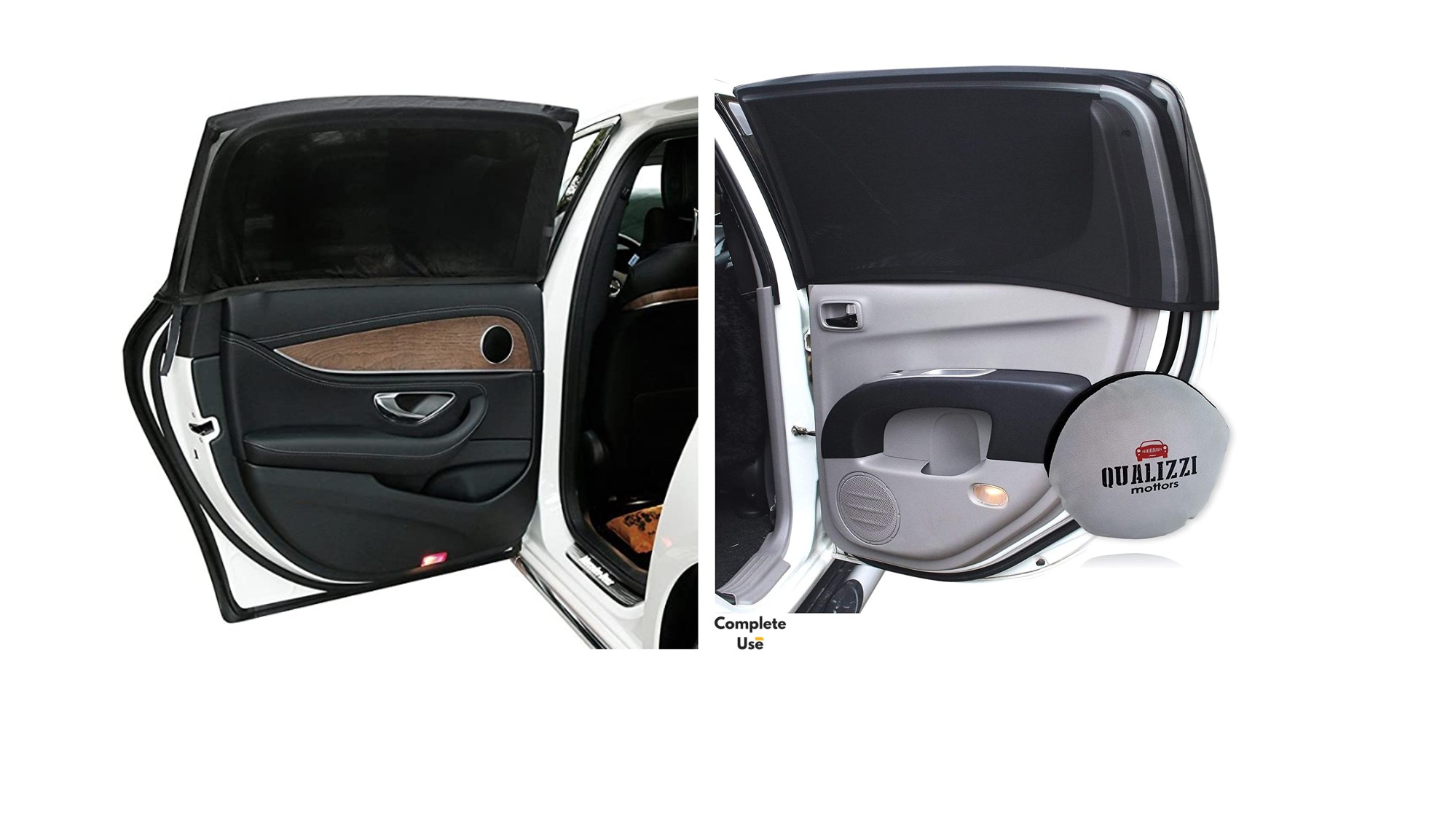 Here's a Dog Car Window Screen Complete Use