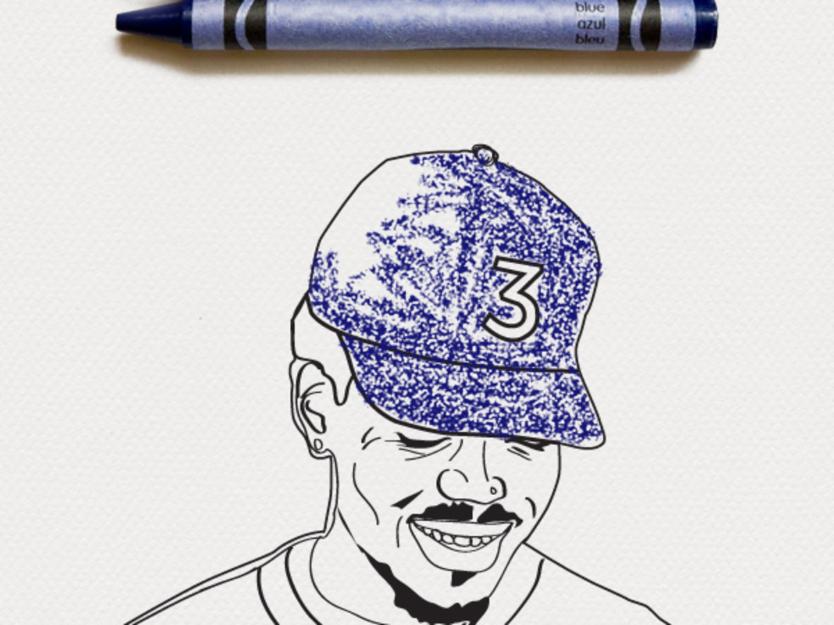 Color Your Own Chance The Rapper �Coloring Book� Cover Art