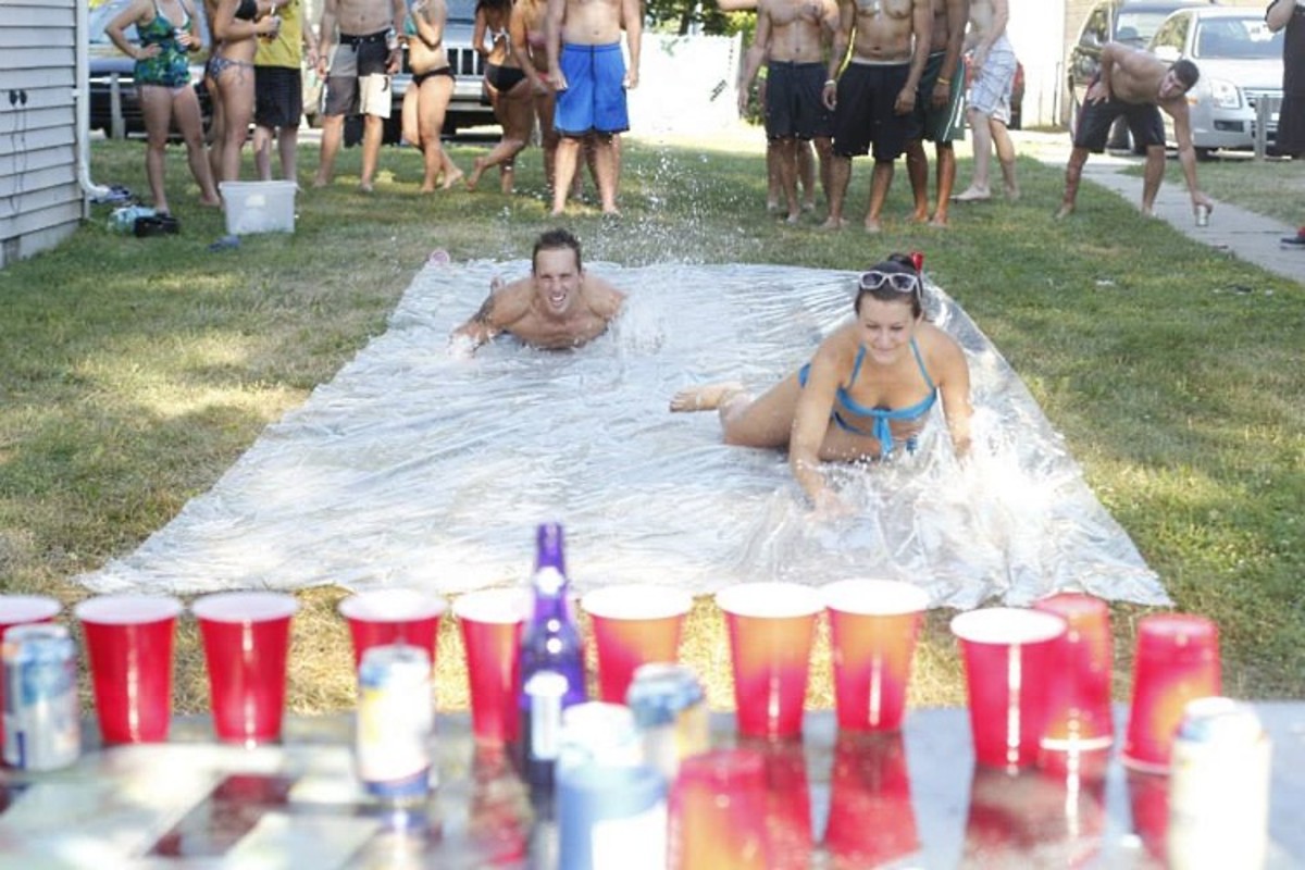 Slip 'n Slide Drinking Game Goes Viral First We Feast