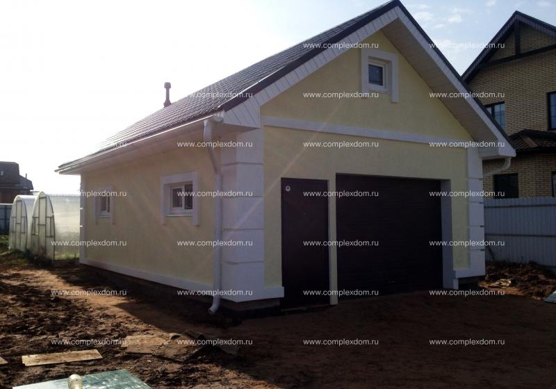 Гараж из СИП панелей / КомплексДом