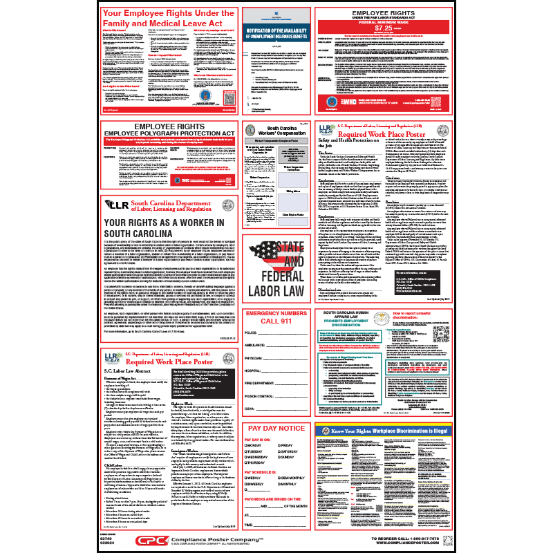 South Carolina Labor Law Posters