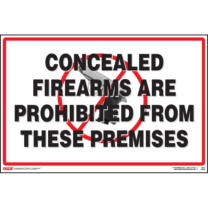 Missouri Concealed Firearm Poster CPC