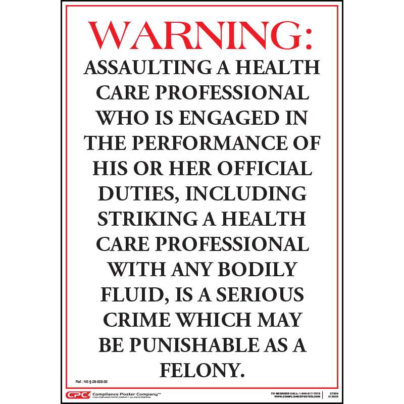 Nebraska Violence in Healthcare Poster
