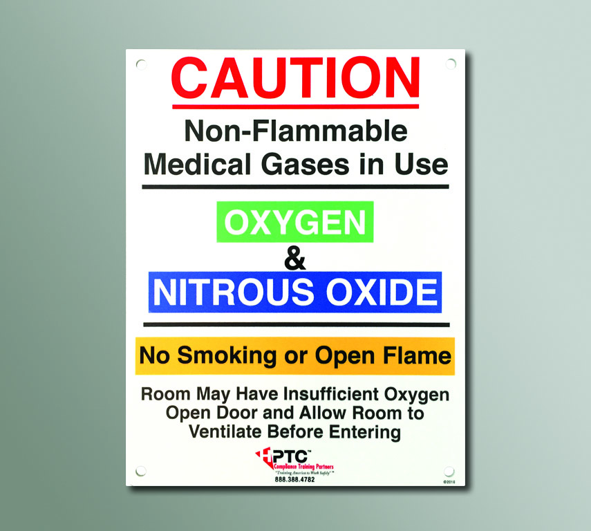 Medical Gas Warning Sign Compliance Training Partners