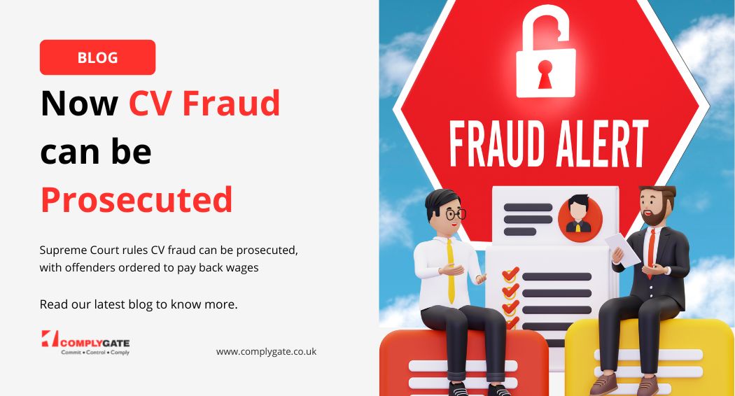 CV Fraud can be prosecuted now