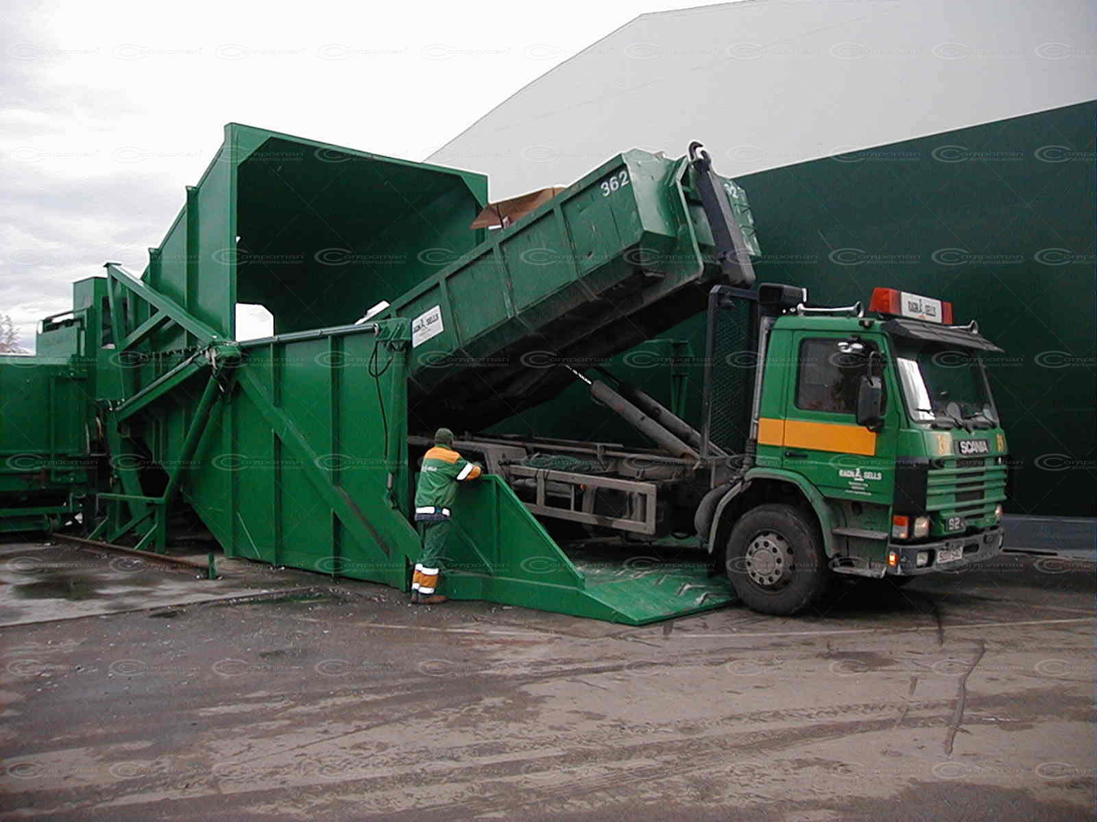 Big Hopper Waste Transfer Station Waste Disposal Machinery