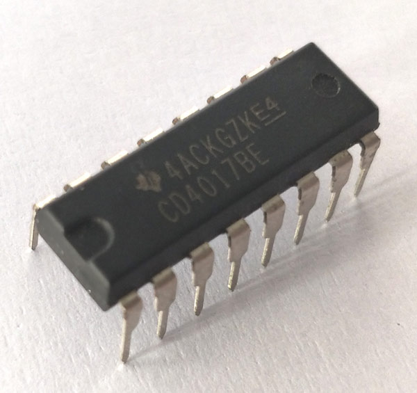 CD4017 IC Pinout, Description, Equivalents & Datasheet