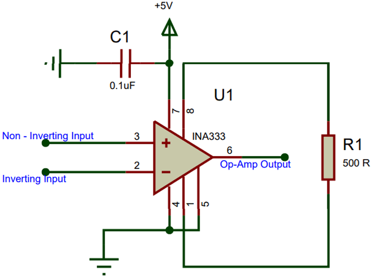 INA333 Instrumentation Amplifier Pinouts, Features, Alternatives
